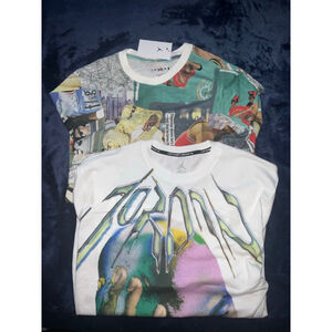 2 Men's Jordan Graphic T-shirts Size Large